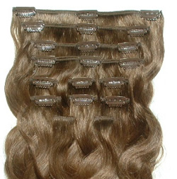Straight Clip-on Hair Extensions - Click Image to Close